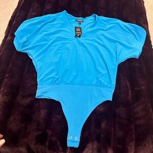 NWT Express Teal Bodysuit Size XS